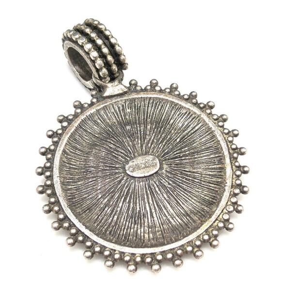 Chico's Silver Gold Tone Pendant, Large Bail, No Chain - Picture 4 of 7